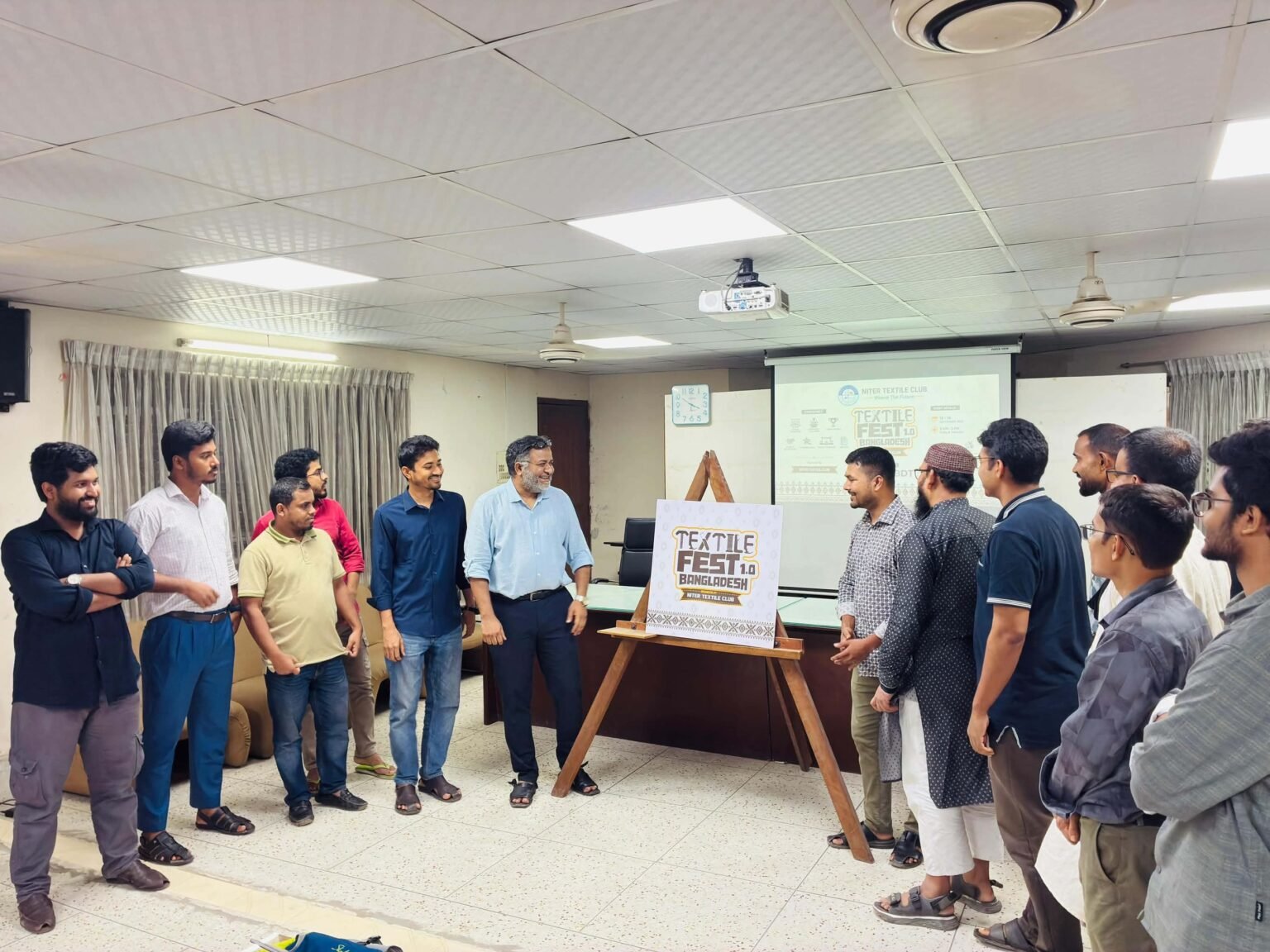 নিটারে ‘টেক্সটাইল ফেস্ট বাংলাদেশ ১.০’-এর লোগো উন্মোচন
