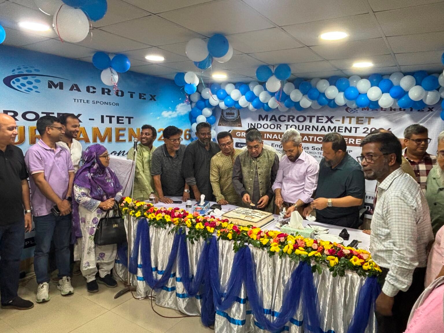 ম্যাক্রোটেক্স-আইটিইটি ইনডোর টুর্নামেন্টের উদ্ধোধন